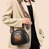 Exquisite Hand-Tooled PU Bag with Deer Design – Vintage-Inspired Crossbody and Top-Handle Bag for Women