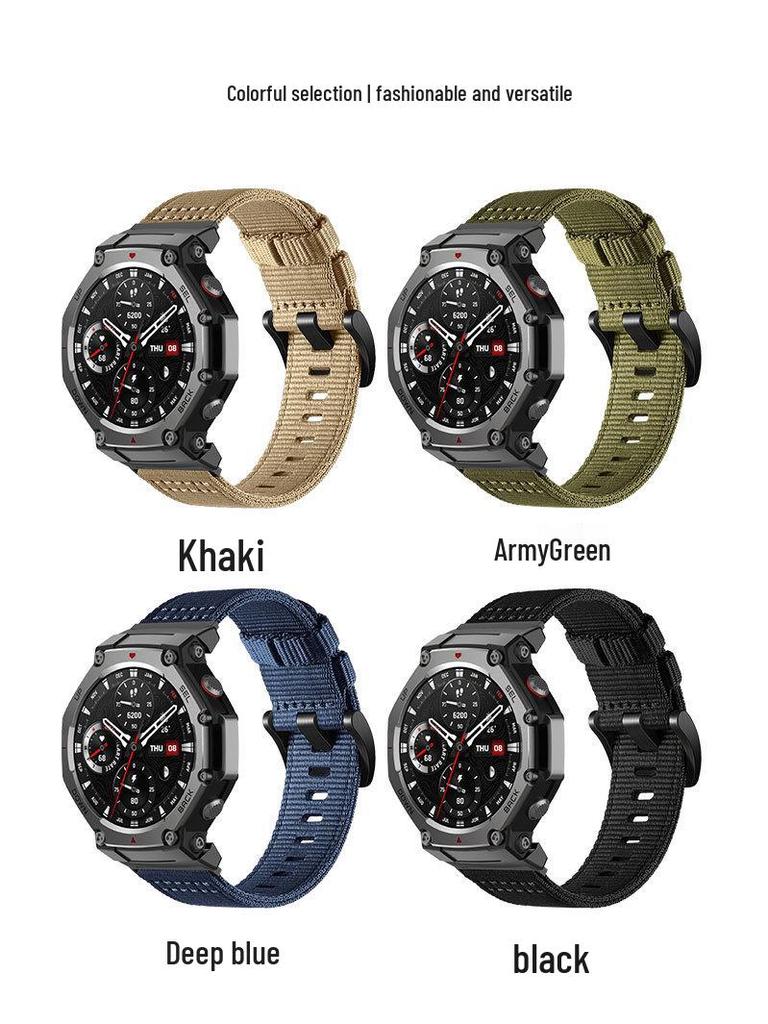 61S Nylon Sports Band for Huami Amazfit T-Rex 3/2 Smartwatch