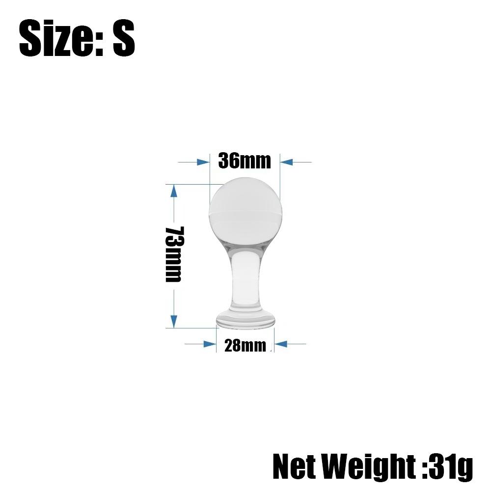 Black Smooth Butt Plug with Flared Base Prostate Massager for Men And Women Beginner Anal Training Toy