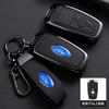 Leather Car Remote Key Cover Case for Ford Fusion Mustang Explorer F150 F250 F350 EcoSport Edge S-MAX Ranger Lincoln Mondeo Woa1