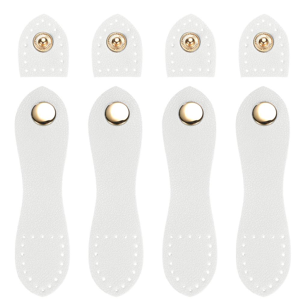 4/8 Sets Sewing Leather Snap Buckles Sewing Fasteners for Handmade DIY Patchwork Bag Hangbag Lock Hardware Accessories