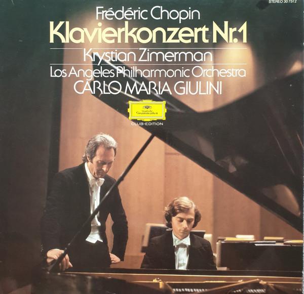 LP Record FRÉDÉRIC CHOPIN, KRYSTIAN ZIMERMAN, - Klavierkonzert - Piano Concerto No. 307512 Deutsche Grammo 1979 Germany Classical Used