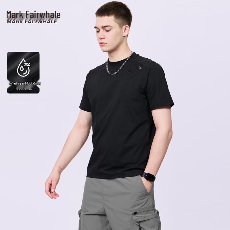 Mark Fairwhale Men's Cool Quick-Dry Round Neck T-Shirt
