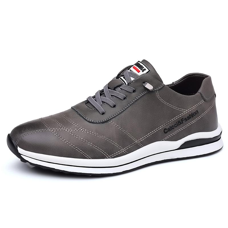 Fashion New Arrival Casual Leather Shoes for Men Comfortable Soft Men's Sneakers Outdoor Man Trainers High End Fashion Treking Footwear