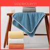 Home Spa Coral Fleece Bath Towel Set With Fast Drying Absorbent For Family Use