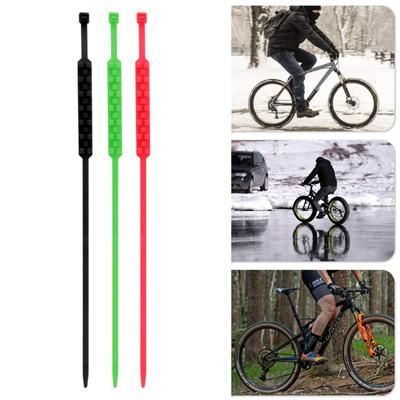 10Pcs Car Tire Anti-Skid Ties Snow Chains Car Tire Wheel Anti-Slip Cable Belt Chain Tyre Chain Tool for Motorcycles