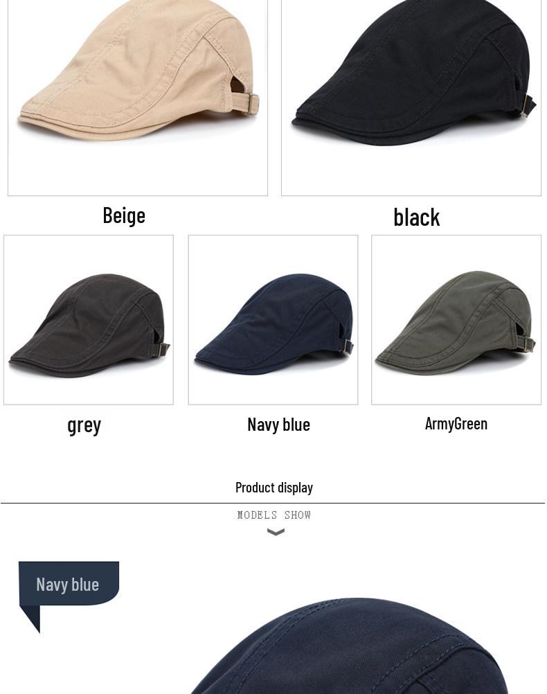 Korean Style Men's & Women's Trendy British Flat Cap - Summer Casual Fashion Beret
