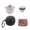 ZHOUYUEHENGSHENG Pure Titanium Camping Tea Set