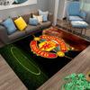 "Manchester United Logo Carpet, Stadium Background, Sports Fan Rug" Suitable for Use As an Anti-slip for Living Room Bedroom Sofas