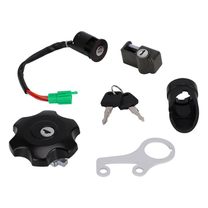 

High Security Anti Theft Rustproof Aluminum Seat Lock Ignition Switches Set For DRZ400SM Motorcycle Accessories 1