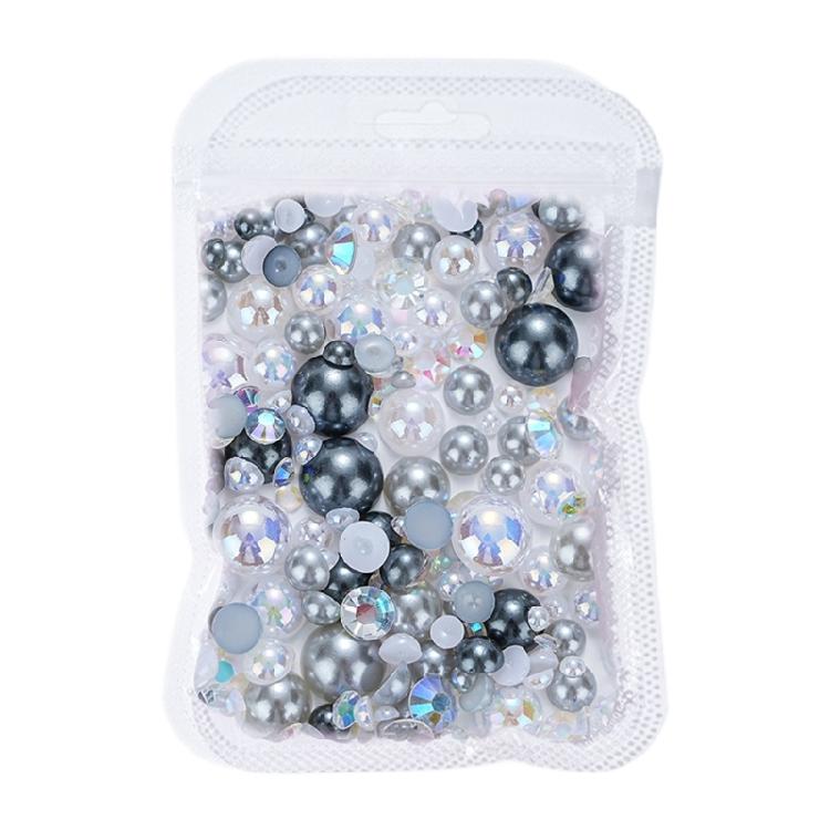 

Pearls Nail Charms 3d Nails Art Rhinestones Flat Back Half Round Nail Pearls