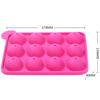 2 Pieces Silicone Jelly Candy Pudding Lollipop Chocolate Mold, Cake Baking Mold, 12-Cavity
