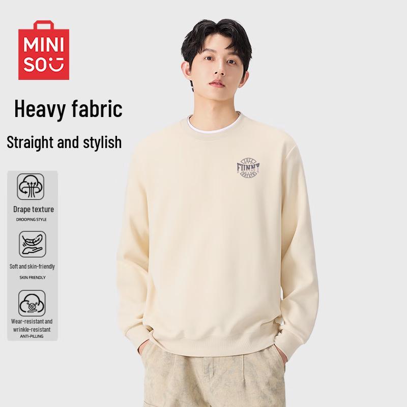 

MINISO Unisex American Style Heavyweight Pullover Sweatshirt 3XL