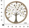 Wall Panel With Mirror Tree Of Life Cm Ø 61X1,8