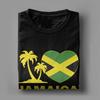 Oversized TShirt JamaicaShirt I Love Jamaican Flag Heart Women Unisex Kid Girls TShirt100 Cotton TShirts for Unisexs Summer Tops