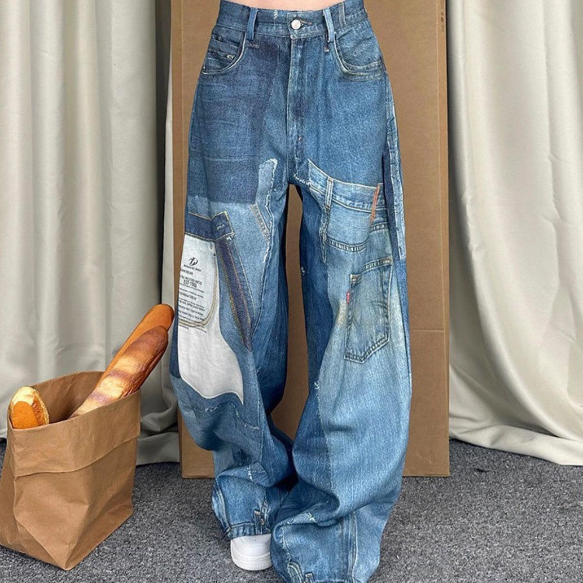 VIONA Oversized High Street Jeans High