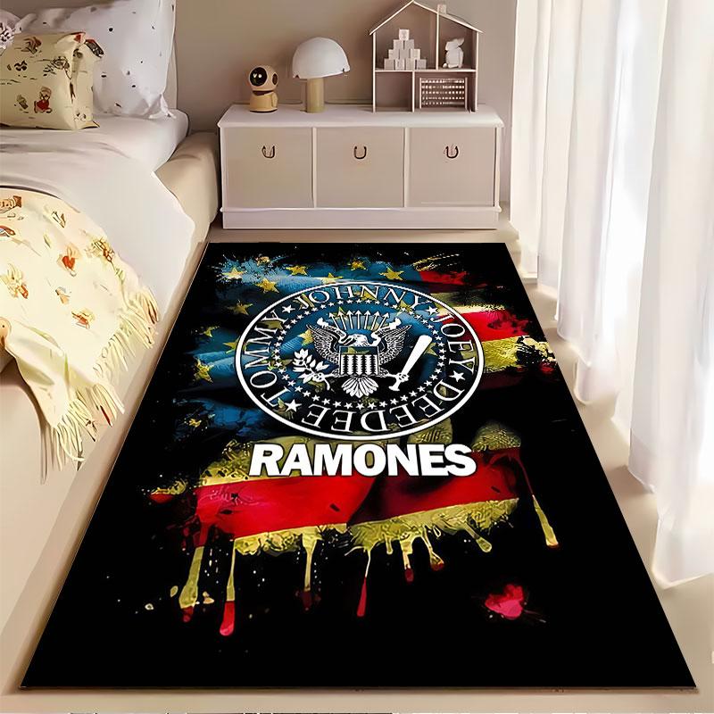 "Ramones USA Flag Style Carpet" suitable as a non-slip mat for the living room or bedroom sofa