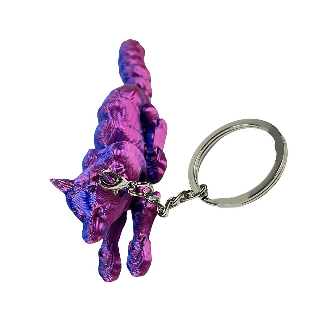 Fashionable Husky Shaped 3D Keychain Craft from Plastic Materials Portable and Sturdy Convenient for Unique Decoration