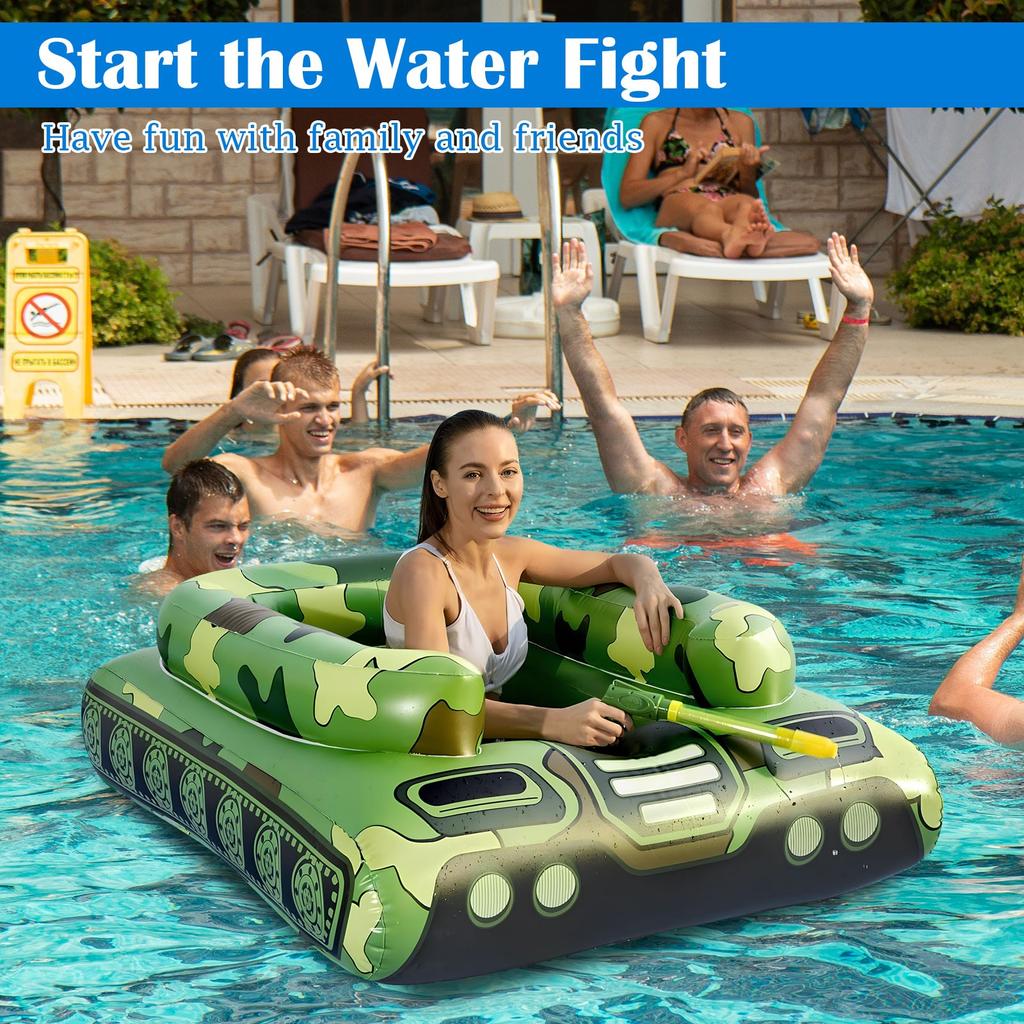 Inflatable Pool Float Adult - Kids Pool Float Swimming Pool Tank With Water , Party Pool Toy