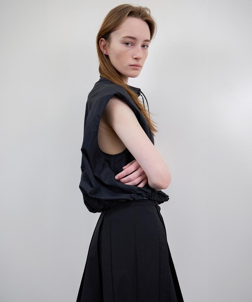 Levar Cool Breeze Sleeveless Anorak - Black