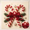 Pearl Painting Christmas Candy Cane Art Kit Handmade DIY Home Decor Painting
