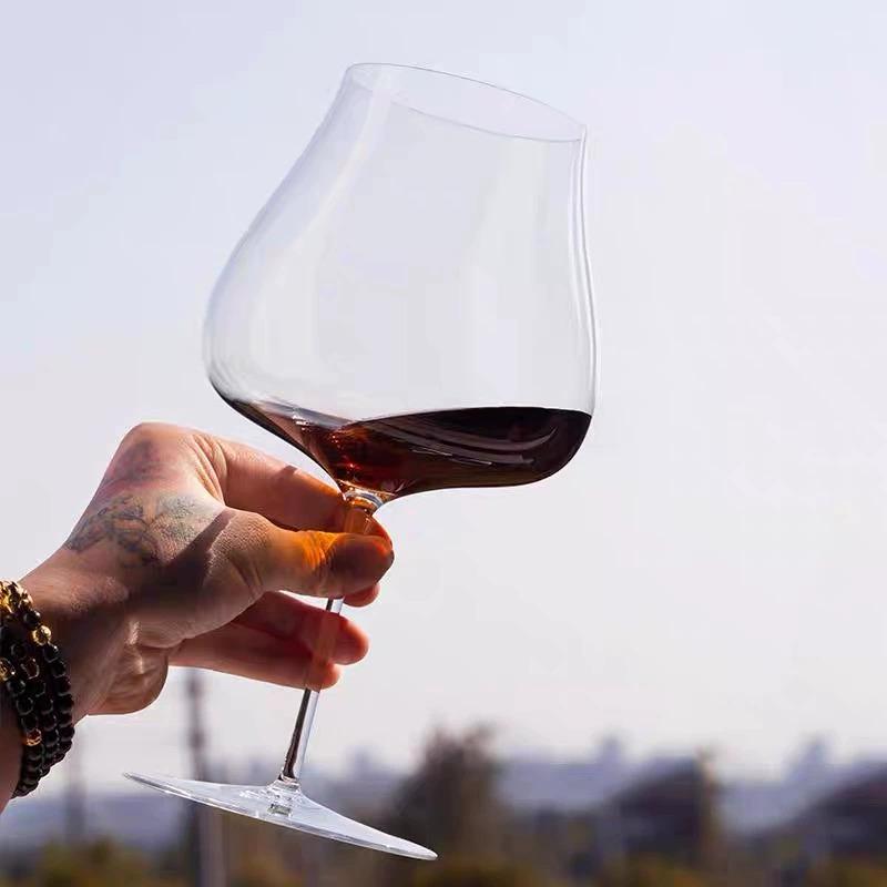 2pcs 810ml Crystal Wine Glasses Large Red Wine Tasting Glasses Barware Decor Perfect for Awakening The Flavors of Red Wine