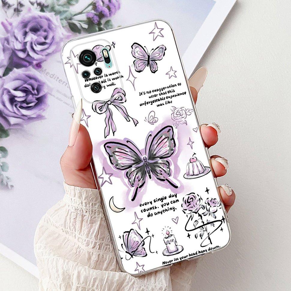 Colorful Pattern Case For Xiaomi Redmi Note 10 4G Ultra Slim Soft Silicone Case For Redmi Note 10 10S Note10 Note10S Cover Coque