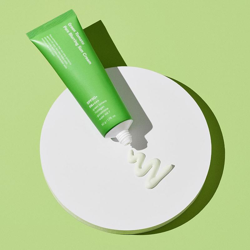 SUNGBOON EDITOR Krem przeciwsłoneczny Green Tomato Pore Blurring 50g SPF50+ /PA++++ K-Beauty