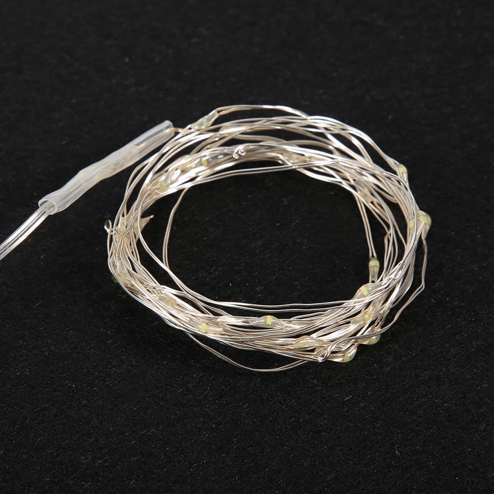 USB Lichterdeko Kupferdraht LED Lichterkette für Festliche OrnamentdekorationGrün 5m