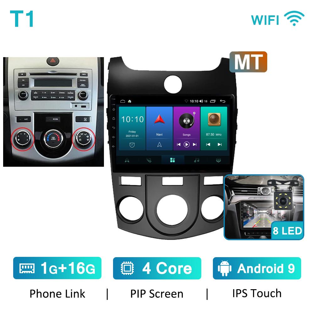 

4G WiFi CarPlay Android 10 Автомобильное радио Навигация GPS для Kia Forte Cerato 2 TD 2008 - 2013 Мультимедийный видеоплеер Головное устройство