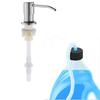 Stainless Steel Soap Dispenser Pump Head with Extended Silicone Tube Hand Soap Dish Soap Dispenser Pump No-Refill Pump Head