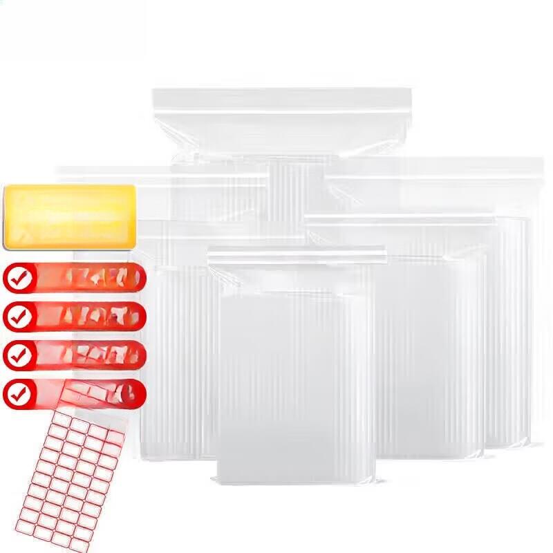 Thickened Food-Grade PE Zipper Storage Bags
