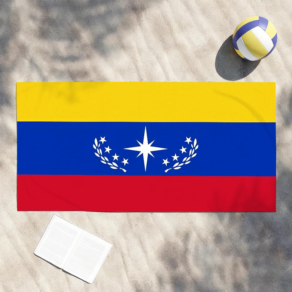 Nation Flag V-Venezuela Towel Drying Bath Towel Applicable To Light Swimming Camping Yoga Beach Out