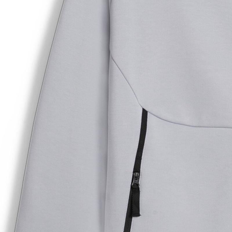 Puma Color Block Zip-Up Sports Casual Knit Hoodie Jacket Men Jackets Gray 626143-63