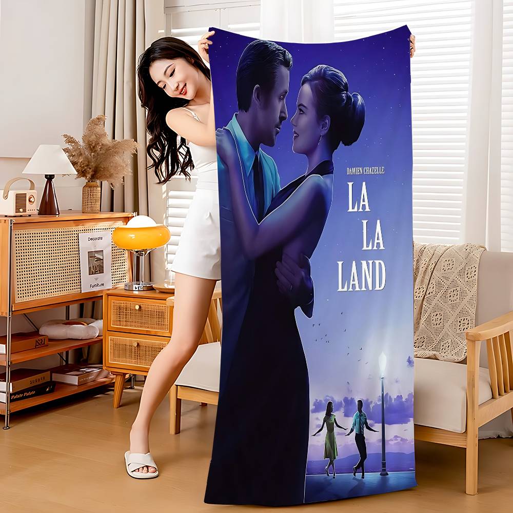 La La Land Music Classic Movie Big Microfiber Beach Towels Quick Dry Towel Sand Beach Towels Pool for Travel Swim Pool Yoga