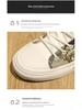 Men's Breathable Cartoon Bear Trendy Low-Top Casual Shoes - Four Seasons Wear-Resistant Flat Sneakers