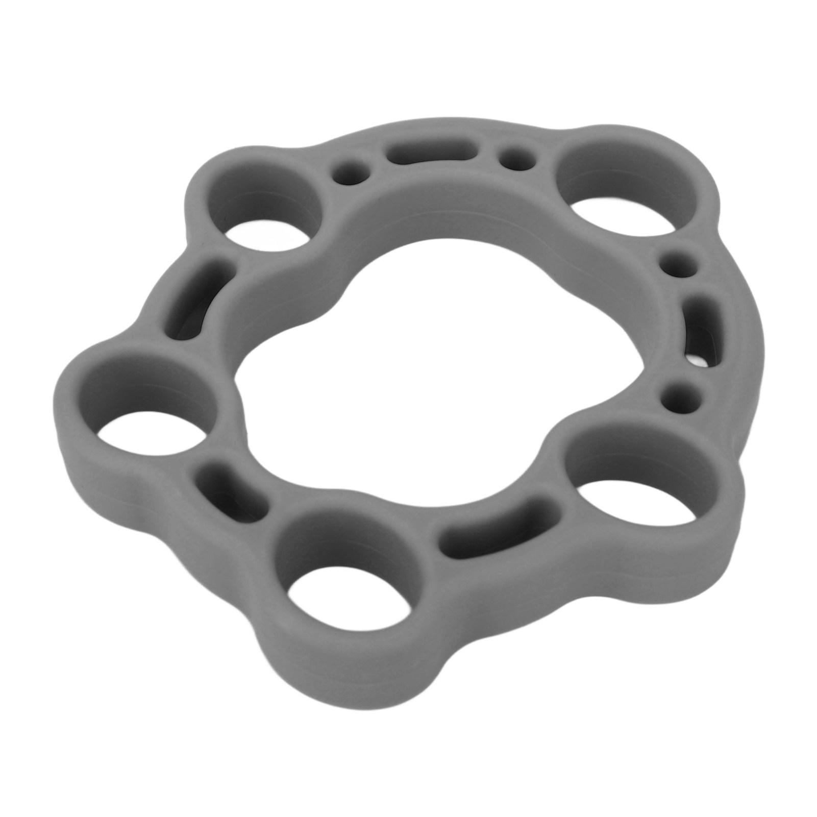 

Finger Stretcher Exerciser Soft Silicone Hand Grip Strengthener for Arthritis Carpal Tunnel Recovery Grey 50LB сірий