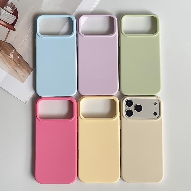 Luxury Matte Candy Color Silicone TPU Soft Phone Case For iPhone 17 16 15 14 13 12 11 Pro Max 16 15 Plus Shockproof Bumper Cover