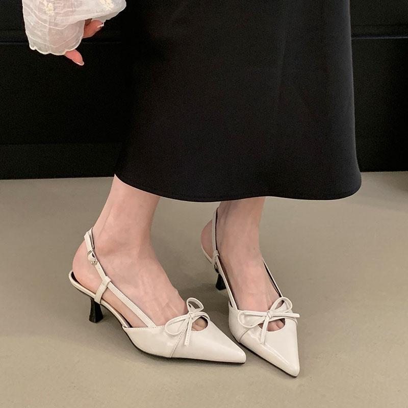 Fashion 2025 New Footwear Butterfly-Knot Ladies High Heels Pumps Shoes  Female Shallow Fashion Pointed Toe Women Heels Sandals Shoes