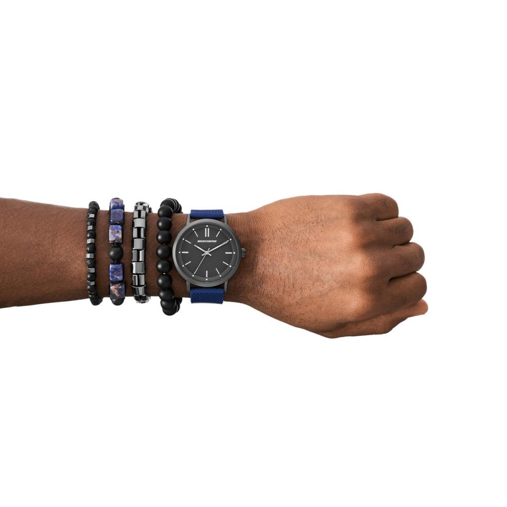 Skechers Analog Silicone Watch SR9123 Men's