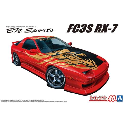Aoshima Bunka Kyozai (AOSHIMA) 1/24 The Tuned Car Series No. 40 Mazda BN Sports FC3S RX-7 '89 Plastic Model