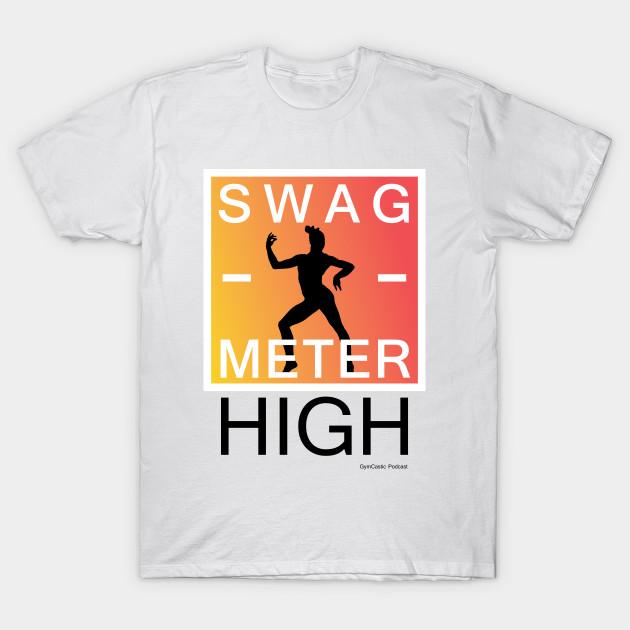 

T Shirt Women Gymcastic Swag Meter Harajuku Print Kawaii Tshirt Summer Short Sleeve Female T-Shirt Top Tee