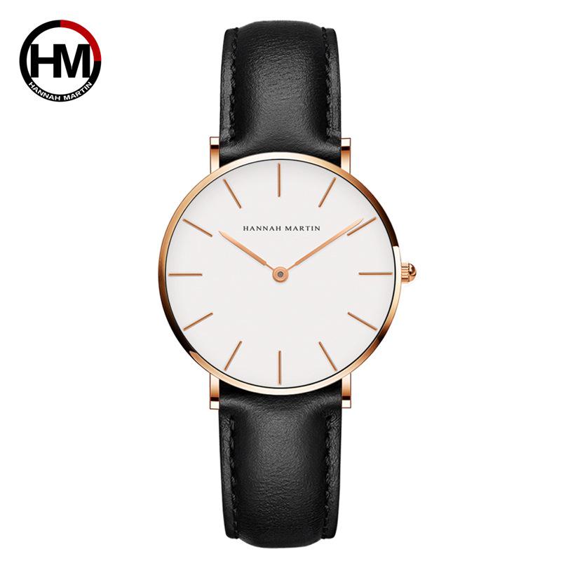 Hannah Martin Damenuhr, wasserdicht, 36 mm, modisch, vielseitig
