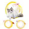 2pcs Cat Tunnel Spring Toy Folded Cat Tunnel Toy Indoor Cat Activity Structure Cat Tunnels for Indoor Cats Cat Tubes Played Tunnel Spring Cat Spiral