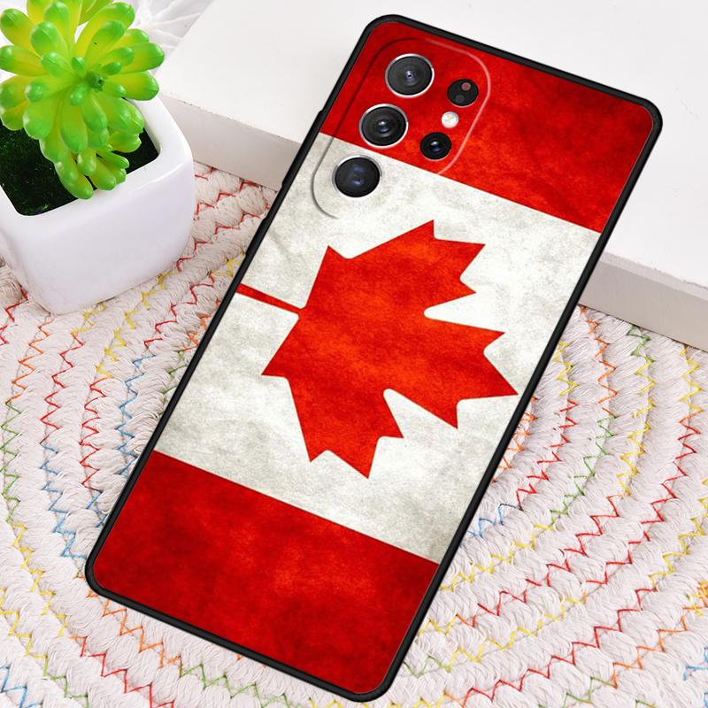Canadian Flag Phone Case for Samsung Galaxy Note 10 Pro S26 Ultra S23 S24 FE S25 S21 S22 PLUS Shockproof Cove