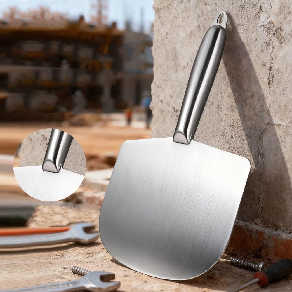 Heavy Duty Curved Trowel Thickened Plaster Trowel Durable Ash Scraper Oil Workers