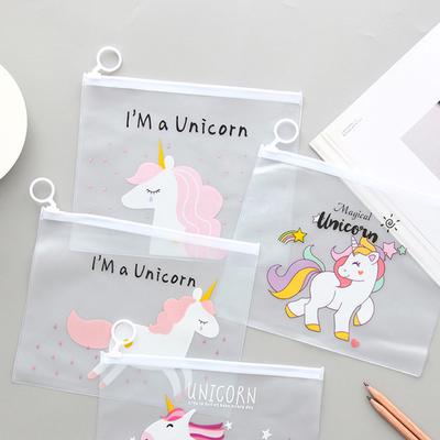 Einhorn-Federmäppchen, Schule, Bürobedarf, Kawaii-Briefpapier, Schule, niedliche Bleistiftbox, Stifttaschen