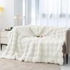 Bubble rabbit blanket flannel blanket Four season nap sofa blanket Coral fleece leisure air conditioning cover blanket Thickened plush bed cover