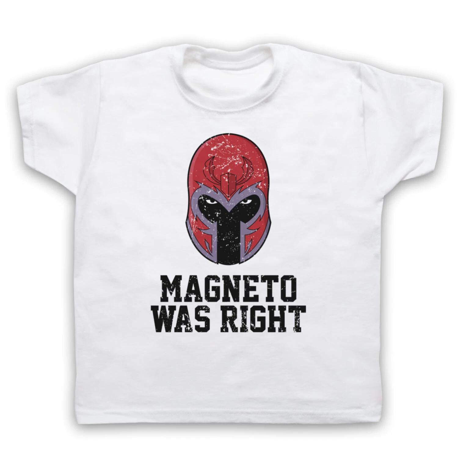 МАГНЕТО БЫЛ ПРАВ ГРАФИЧЕСКИЙ РОМАН МЕМ СЛОГАН СУПЕРГЕРОЙ ДЕТСКИЙ ДЕТСКАЯ Футболка 130