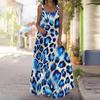 Women's Slip Dress Maxi Long Dress Leopard Print Stitching Print Dress Spring & Summer Leisure Vacation